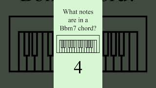 Bb Minor 7 Chord Quiz