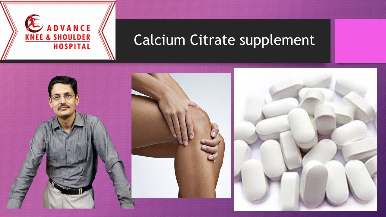 Calcium Citrate advantages YouTube