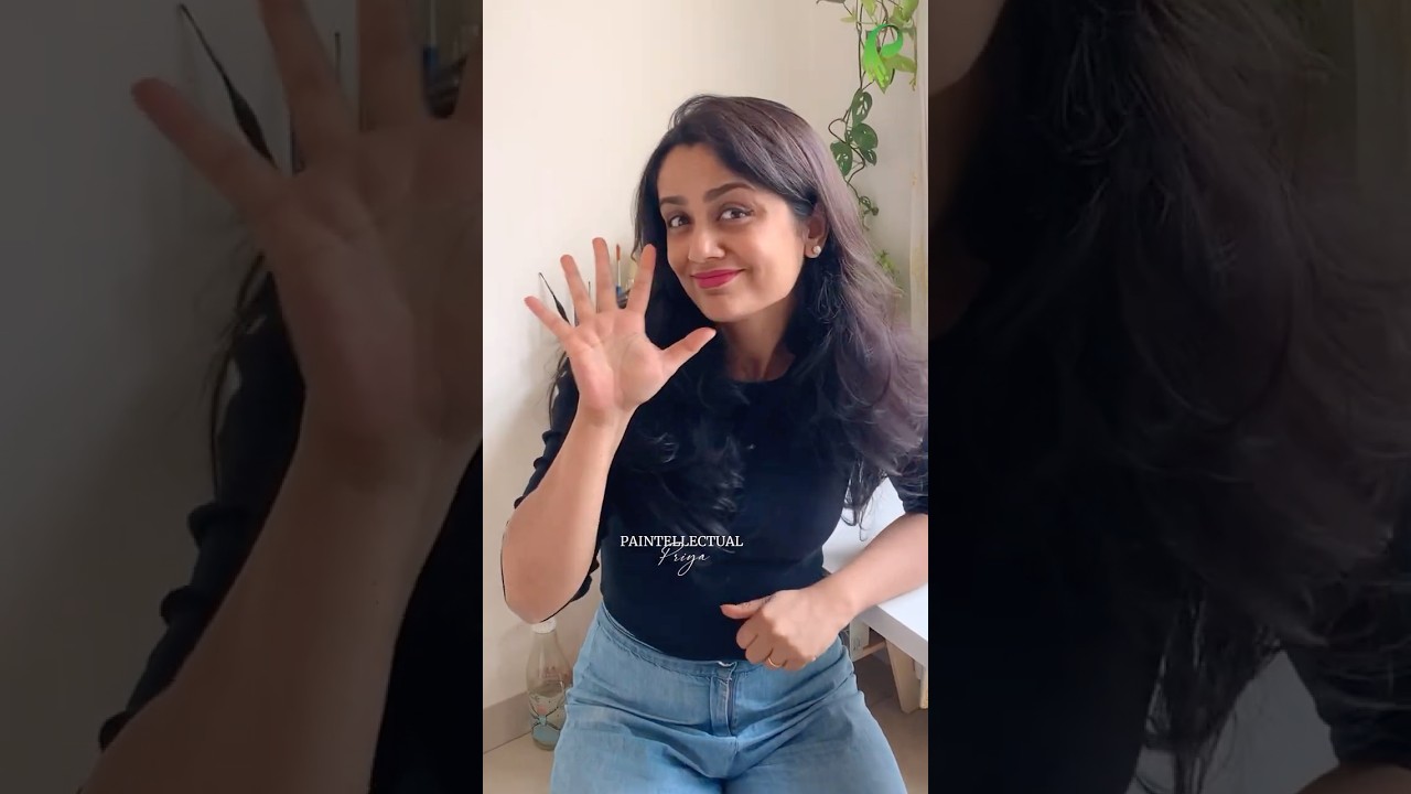 Painting Indian Landscape on Plate 😱 #shorts