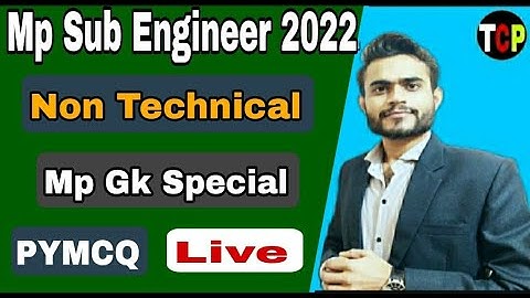 MP Sub Engineer Non tech previous year |  General Awareness | MP GK
