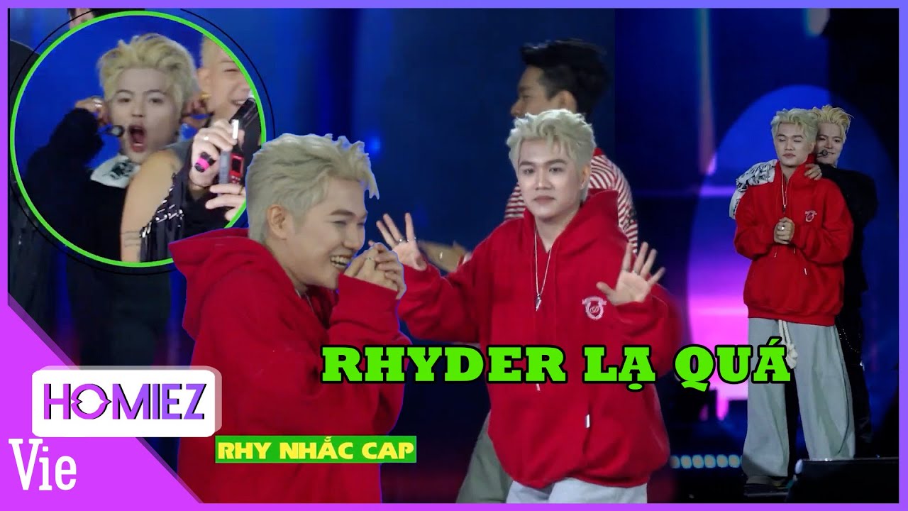 RHYDER và loạt hành động tẻn tẻn khi đứng chung với Captain Boy | ANH TRAI SAY HI