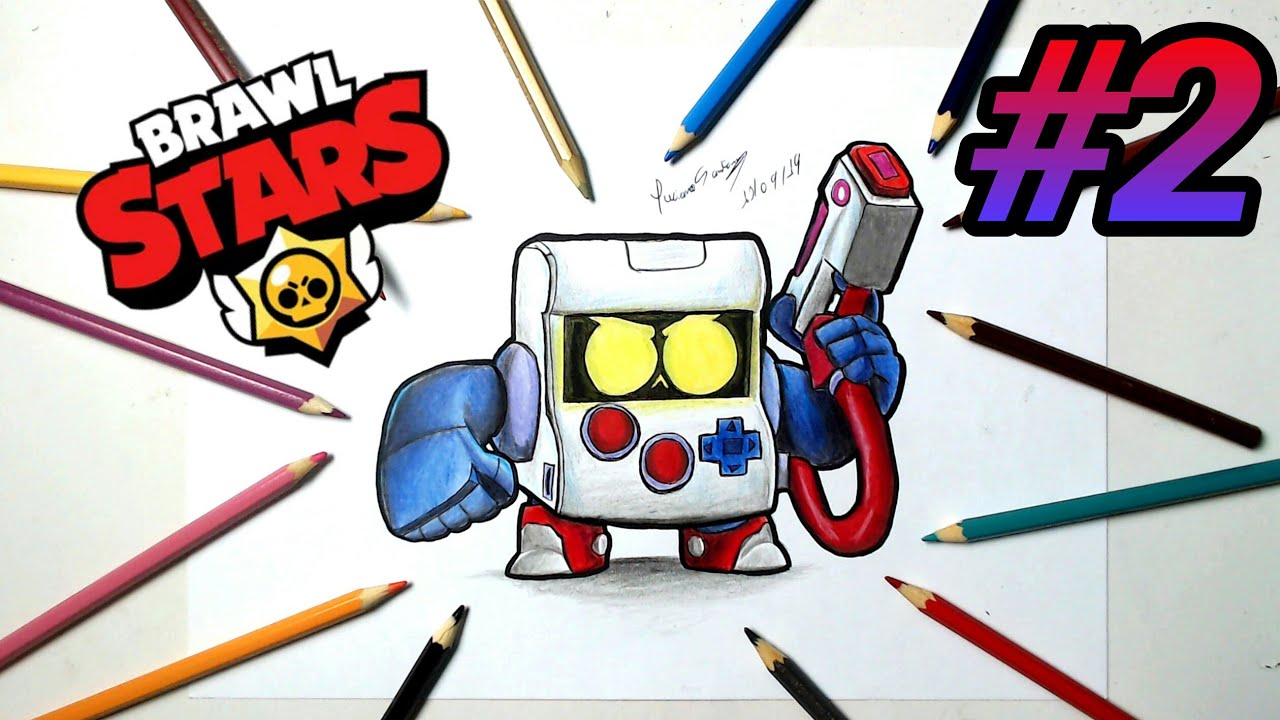 Como Colorir O 8 Bit Brawl Stars Como Dibujar A 8 Bit De Brawl Stars Youtube - brawl stars desenhos para colorir tara