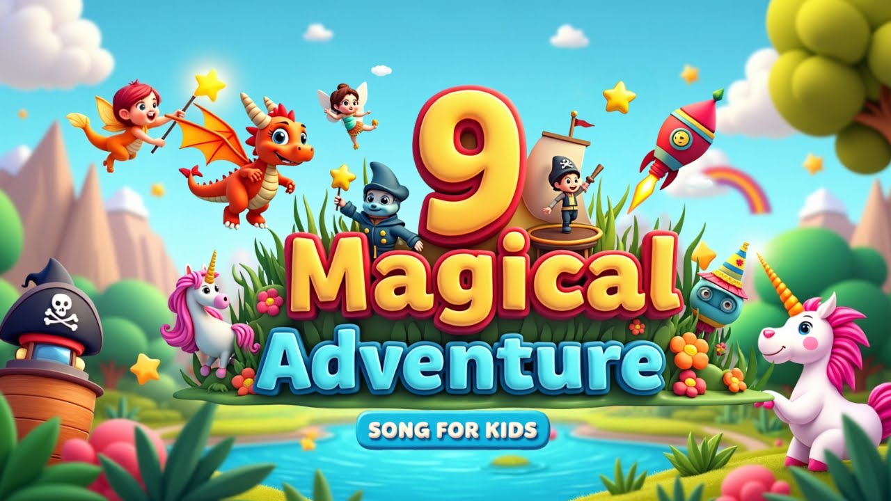 9 Magical Adventure Songs for Kids 🌈🧚🐉 | Fun Learning & Imagination Music