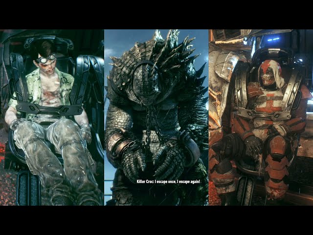 All Villains Captured | Batman: Arkham Knight