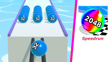 Ball Run 2048 - Speedrun - Gameplay Walkthrough - Level 435 to 438