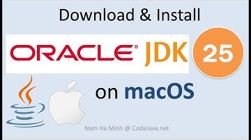 Download and Install Oracle JDK 25 on macOS