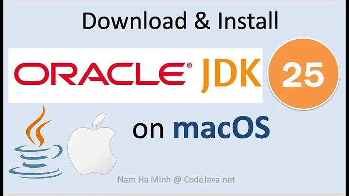 Download and Install Oracle JDK 25 on macOS