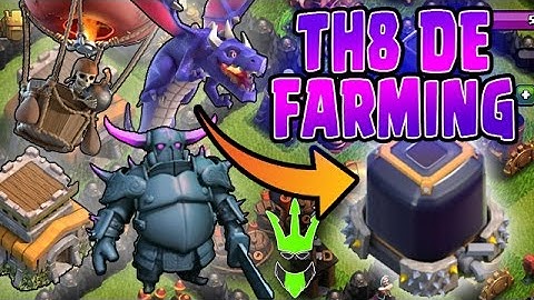 HOW TO TH8 DARK ELIXIR FARM - Three TH8 DE Farming Strategies - Clash of Clans - Easy Farming