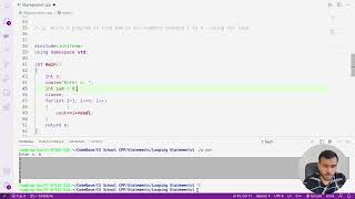 Programming Exercise 1 - Looping Statements in C++