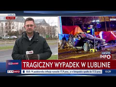 Makabryczny wypadek w Lublinie. Nie żyje troje nastolatków