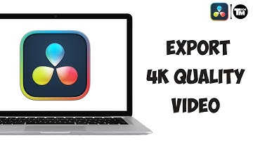 How to Export 4k Video in Davinci Resolve 18.5 (4K Video Settings)