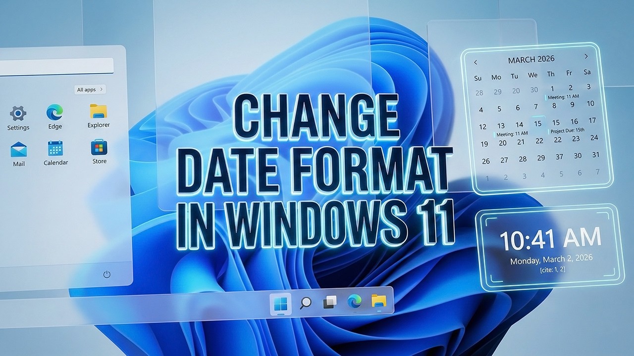 How to Change Date Format in Windows 11: 2 Ways to Customize It! - YouTube