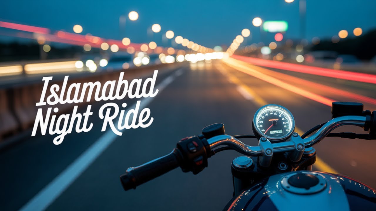 Night Ride on Islamabad Expressway | GoPro POV Bike Adventure