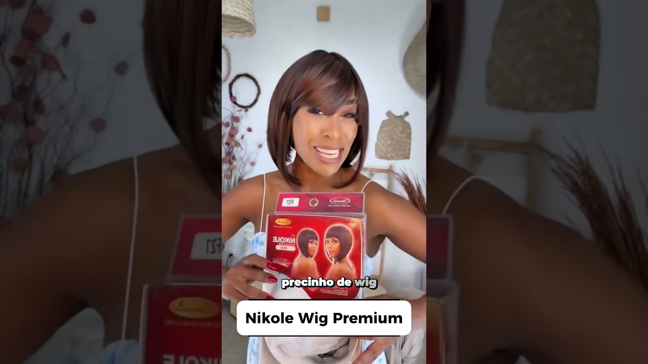 Wig Premium Nikole — o novo sucesso da Lady Laces! Curtinha, estilosa e com toque super natural ✨