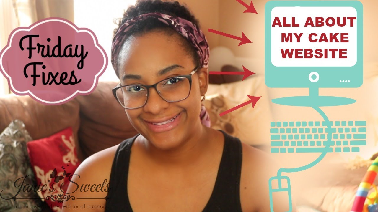 CREATING A WEBSITE FOR YOUR CAKE BUSINESS  || Janie's Sweets