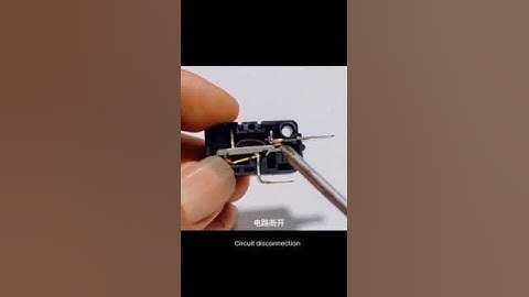 The internal structure and working principle of the micro switch
