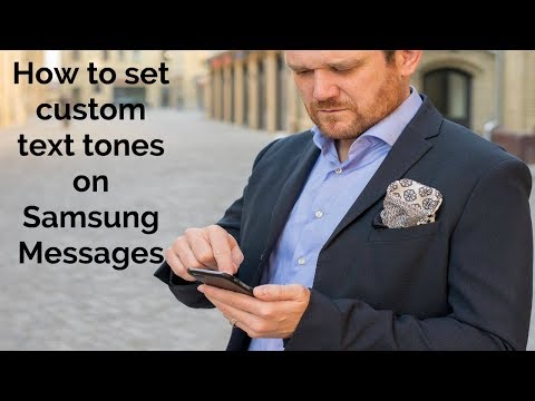 How to set custom text tones on Samsung Messages