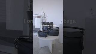 バッグの断捨離｜結局、この3つしか使わない。