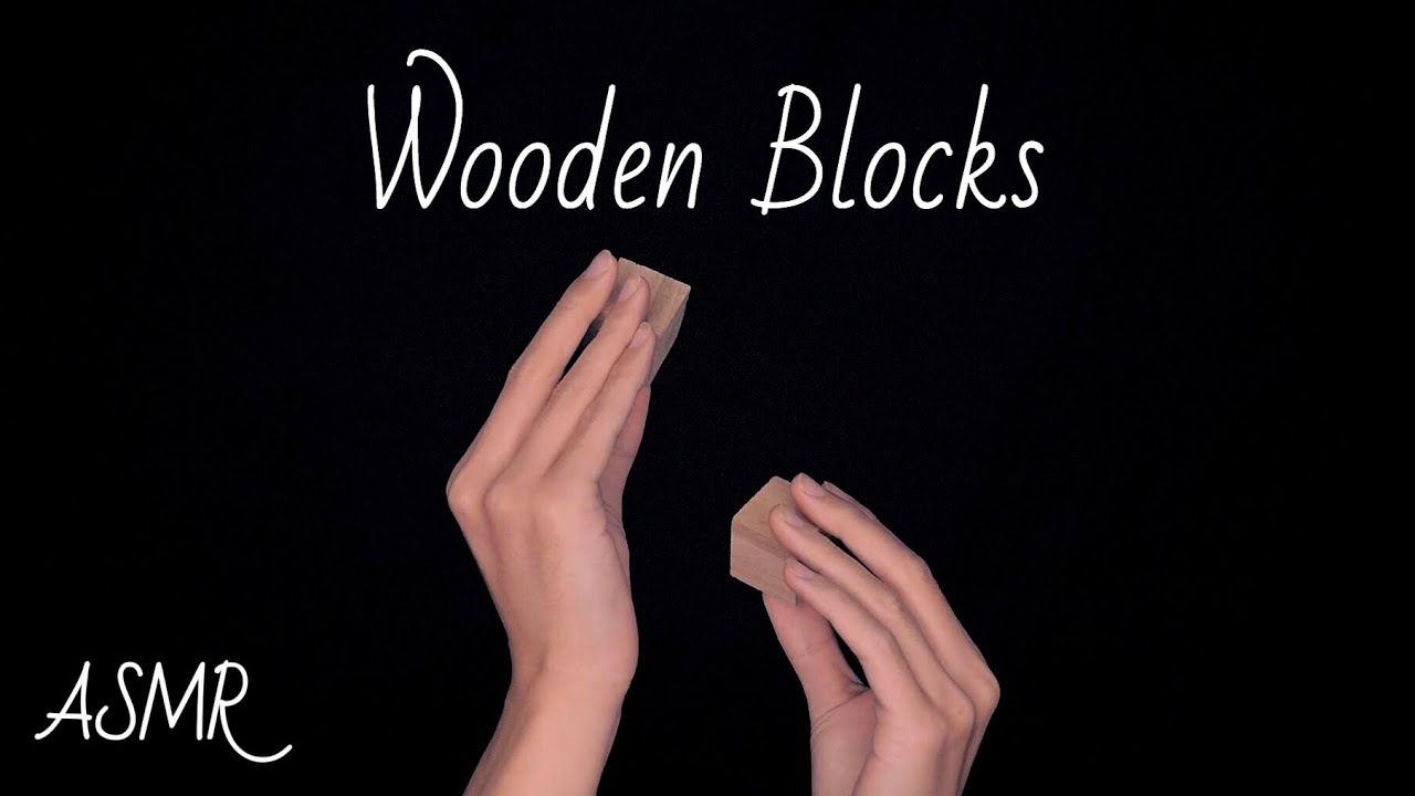 【ASMR】- Wooden Blocks -  No Talking  ウッドブロックの音