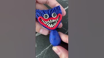 Wooow😲I made Huggy Wuggy from Poppy Playtime 3 #poppyplaytime #huggywuggy #plasticinerelax