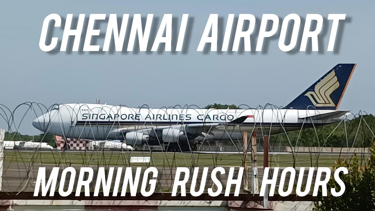 ✈️15 mins Plane spotting at morning rush hours CHENNAI INTERNATIONAL AIRPORT 🇮🇳