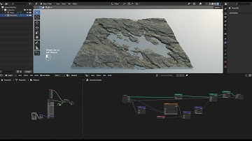 Experimenting with displacement maps in geometry nodes