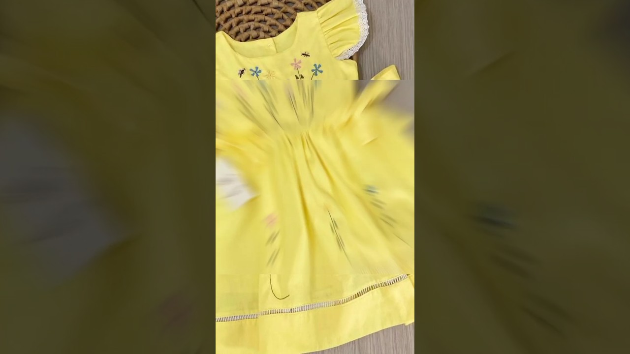 Baby Girl Eid & Casual Dress Designs 2025 | Stylish Summer Frocks Collection