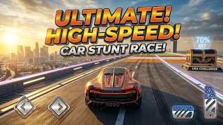 Insane Supercar Stunts on Mega Ramp! 🏎️💥 | USA Car Racing Game screenshot 3