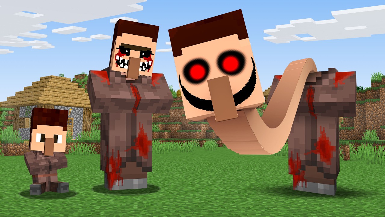 VIDA de VILLAGER.EXE no Minecraft