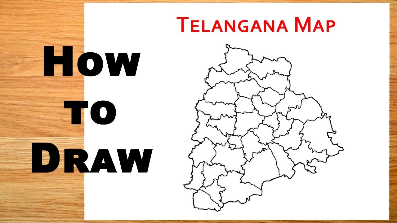 telangana-how-to-draw-telangana-map-with-district-telangana-map