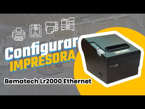 Configurar Bematech Lr2000 -conexión ethernet  Windows - Sistema de Facturación