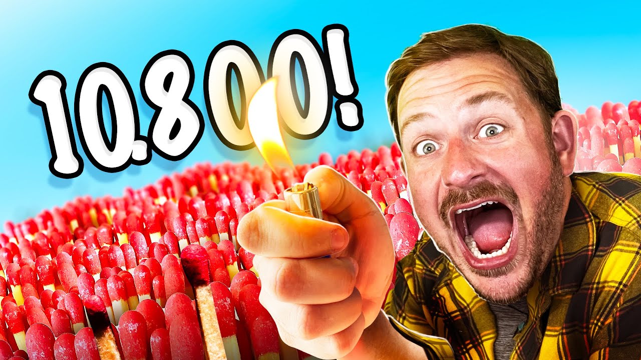 SATISFYING Domino Effect: Massive Flames Ignite in +10,800 Match Chain Reaction!! 🔥