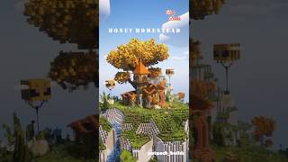 Honey Homestead 🍯 #minecraft #minecrafthouse #house #fantasy #minecraftbuilding