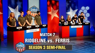 CIVICS BOWL 2024 : Semifinal 1 | RIDGELINE vs. FERRIS | KSPS PBS