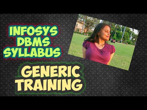 Infosys dbms syllabus | generic training |Systems Engineer