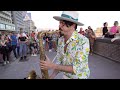 Ameno (Dorime) - STREET SAX PERFORMANCE in Italy