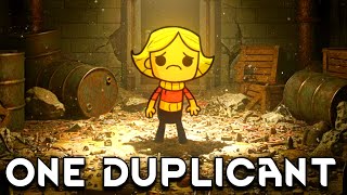Can I Beat Oxygen Not Included with ONE DUPLICANT?