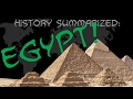 History Summarized: Ancient Egypt