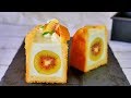 Whole Rainbow Red Kiwi and Panna Cotta Pound Cake 丸ごとレインボーレッドキウイのパンナコッタ・パウンドケーキ