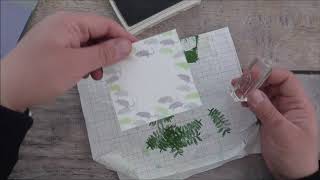 Stampin Up! Spooky Cat Note Card Tutorial