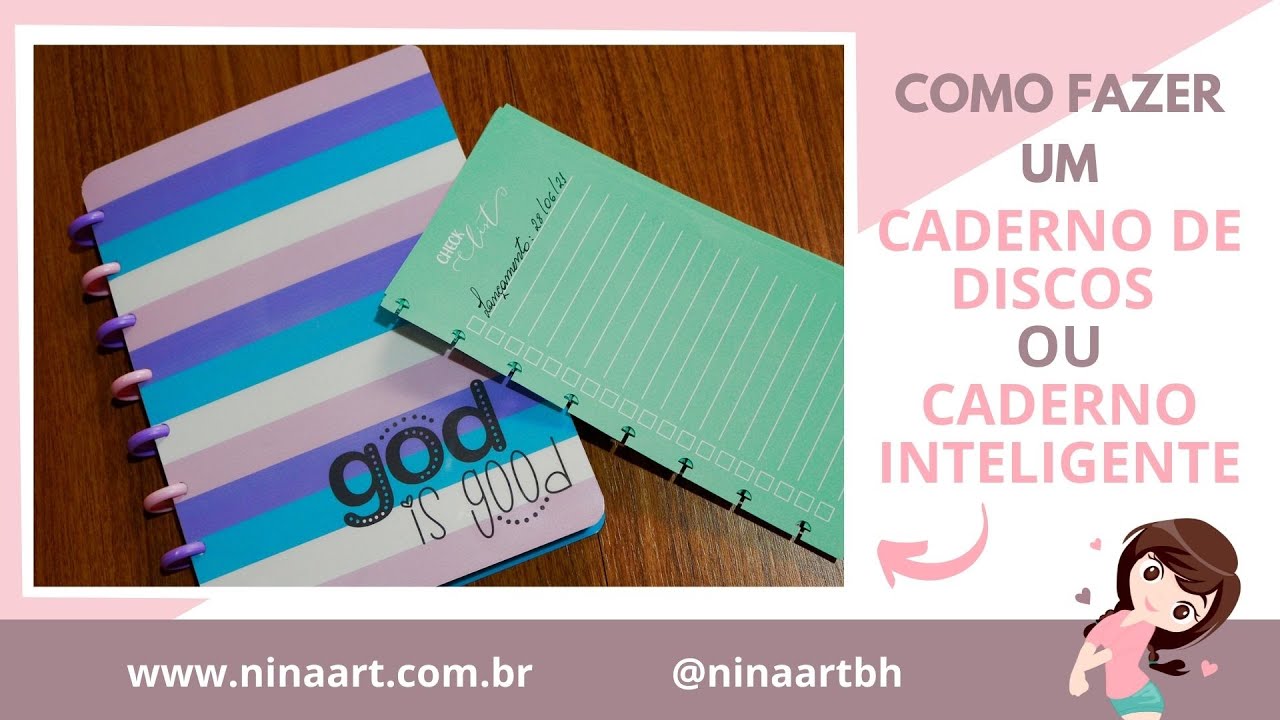 COMO FAZER CADERNO DE DISCOS OU CADERNO INTELIGENTE | Passo a passo | materiais necessários