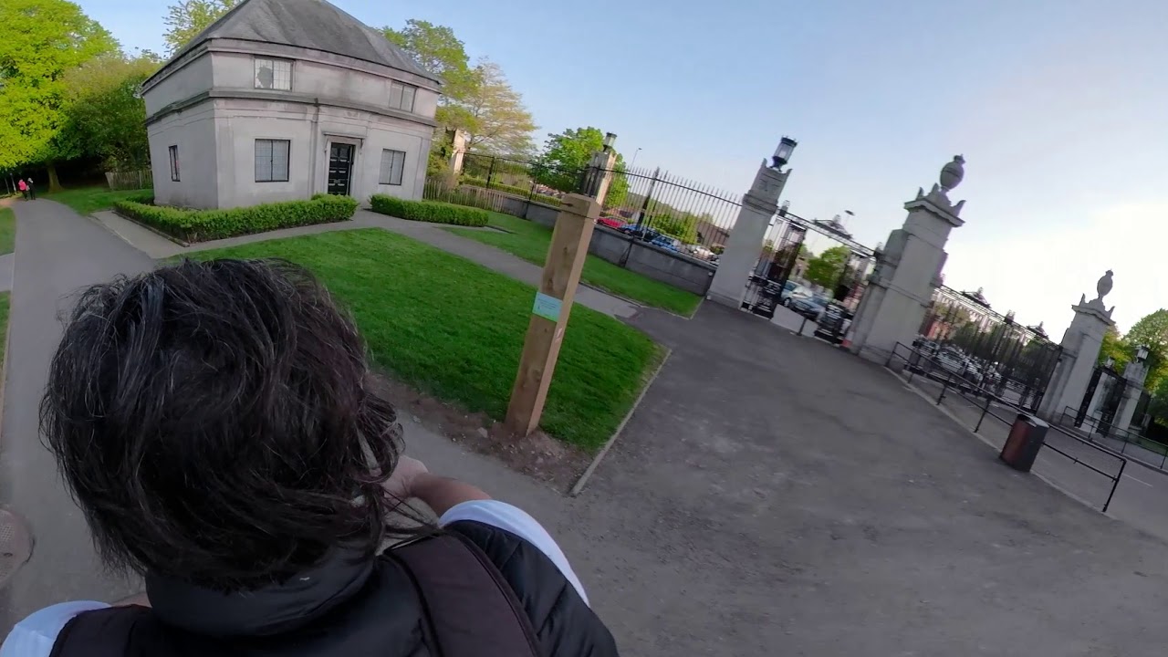 BELFAST OUT  THE BIKE STORMOUNT ESTATE  SPRING TIME 360 view