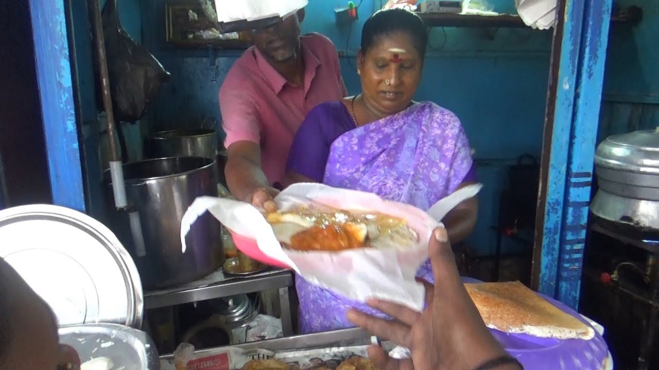 Woman Power - Amma Manages Everything - Street Food Chennai Mint Street | Indian Food Loves You