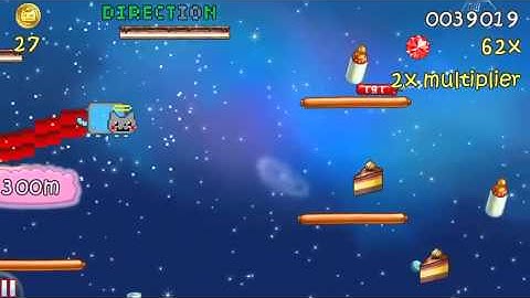 Nyan Cat: Lost In Space Gameplay