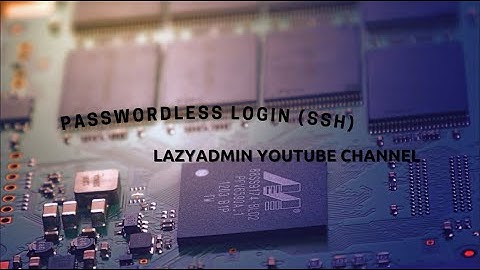 SSH Password less Login (Linux)