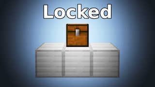 How to lock a chest in Minecraft! [Quick Tutorial]