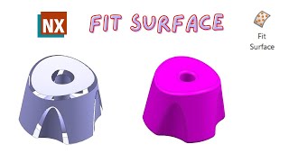 Polygon Modeling(Fit Surface) | How to use Fit Surface in NX | Siemens NX |
