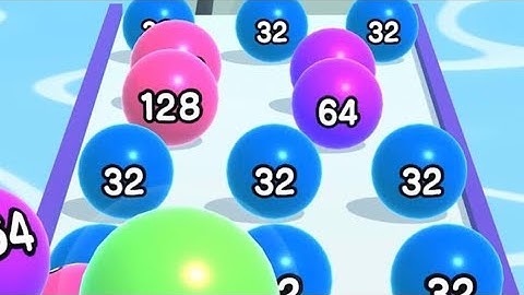 Ball Run 2048 - All Levels Gameplay Android, iso, Level 144