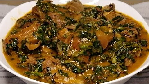 Cocoyam Vegetable Soup Recipe | Nigerian Local Soup Recipe