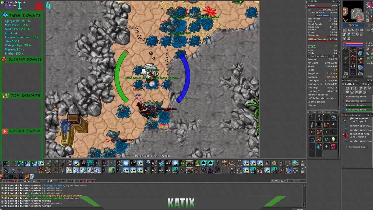 Tibia Rapid spawn Charmy 850 + ed - YouTube